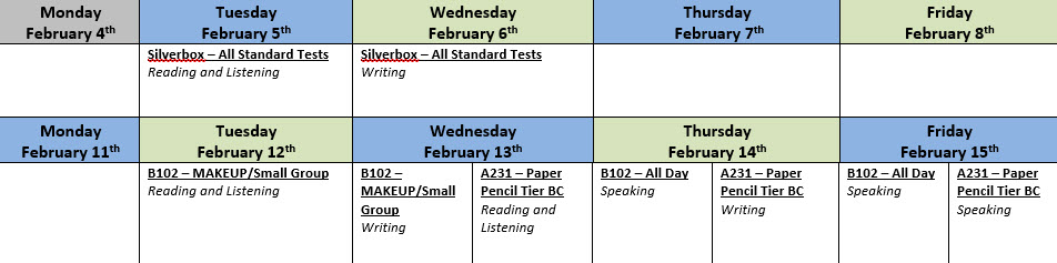 wida-testing-south-county-high-school